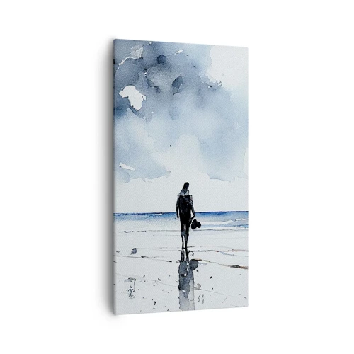 Obraz na plátně - Rozhovor s mořem - 55x100 cm