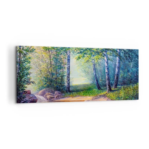 Obraz na plátně - Scénář selanky - 100x40 cm