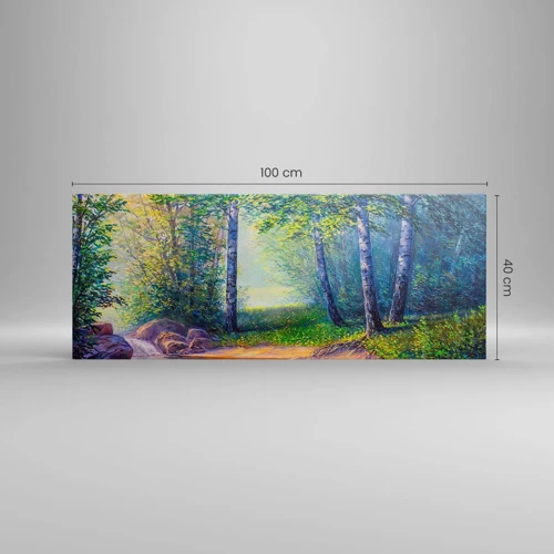 Obraz na plátně - Scénář selanky - 100x40 cm