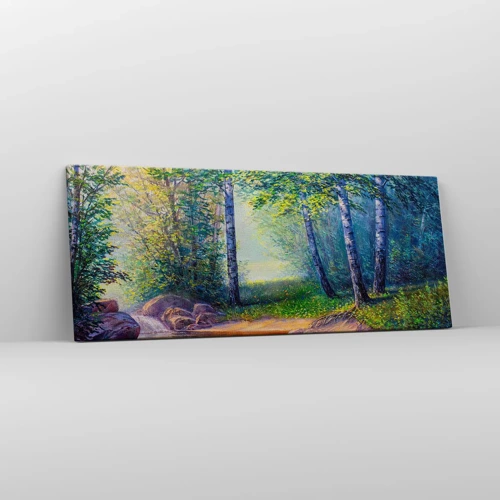 Obraz na plátně - Scénář selanky - 100x40 cm