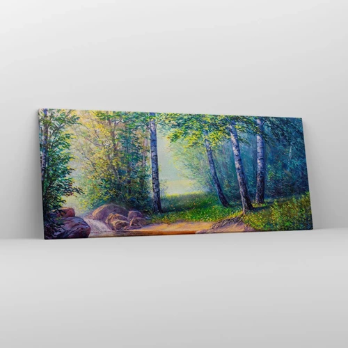 Obraz na plátně - Scénář selanky - 120x50 cm