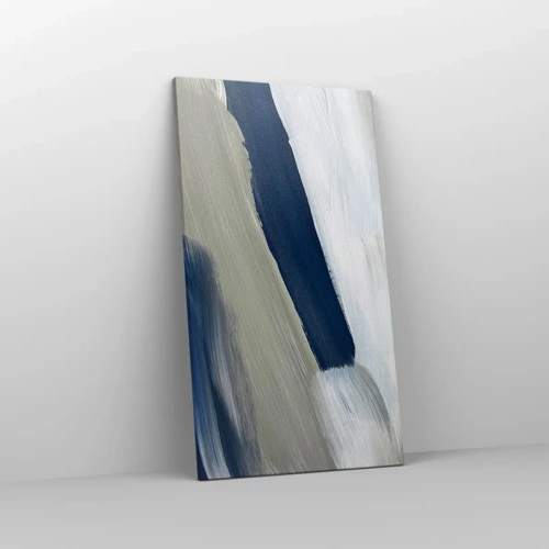 Obraz na plátně - Setkání s bílou - 45x80 cm