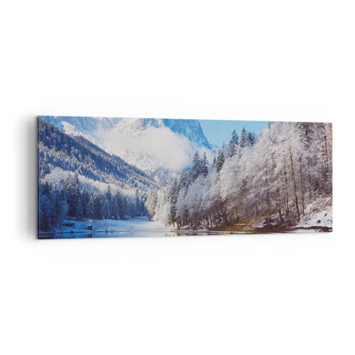 Obraz na plátně - Sněhová stráž - 140x50 cm
