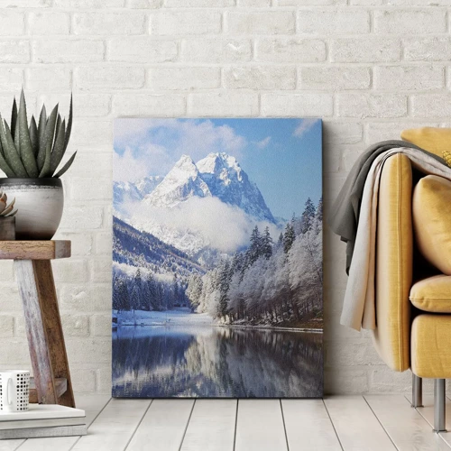 Obraz na plátně - Sněhová stráž - 45x80 cm