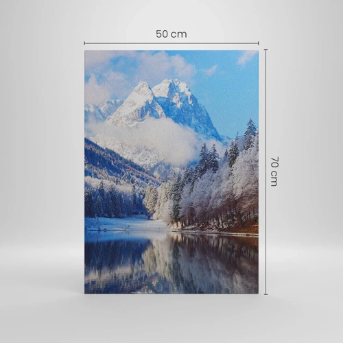 Obraz na plátně - Sněhová stráž - 50x70 cm
