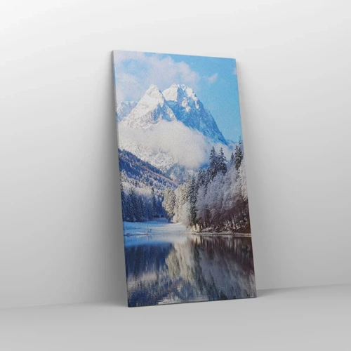 Obraz na plátně - Sněhová stráž - 55x100 cm