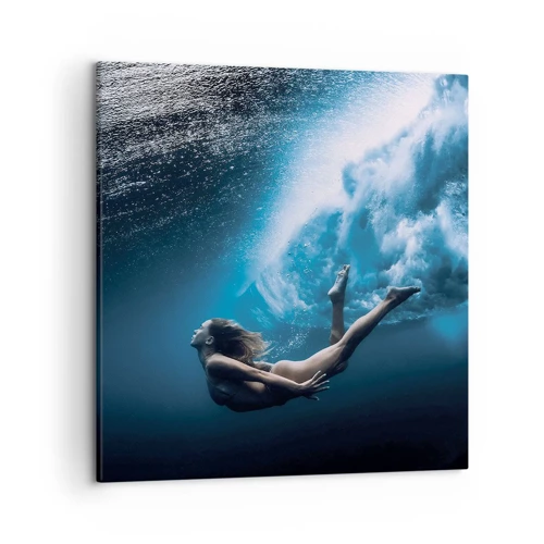 Obraz na plátně - Současná mořská panna - 50x50 cm