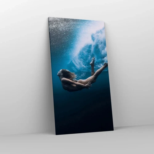 Obraz na plátně - Současná mořská panna - 65x120 cm