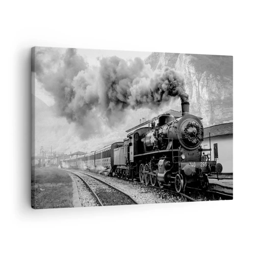 Obraz na plátně - Stojí na nádraží… - 70x50 cm
