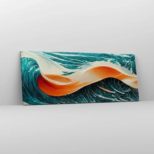 Obraz na plátně - Surfařův sen - 100x40 cm