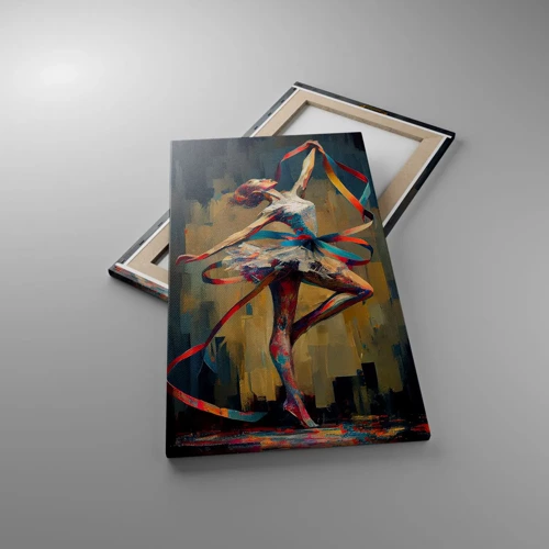 Obraz na plátně - Tanec se stuhou - 45x80 cm