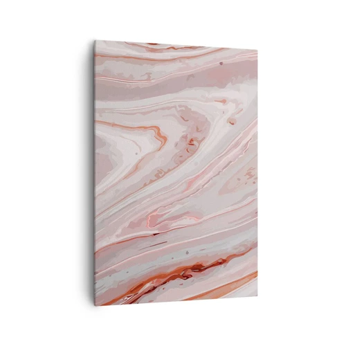 Obraz na plátně - Tekutá růžová - 70x100 cm