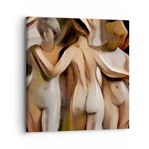 Obraz na plátně - Tři Grácie 2.0 - 30x30 cm