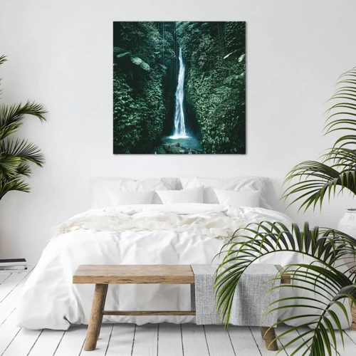 Obraz na plátně - Tropický pramen - 30x30 cm