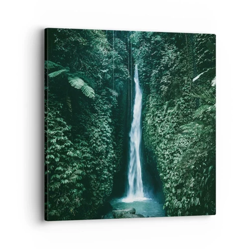 Obraz na plátně - Tropický pramen - 40x40 cm