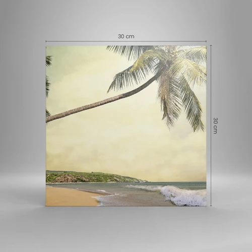 Obraz na plátně - Tropický sen - 30x30 cm