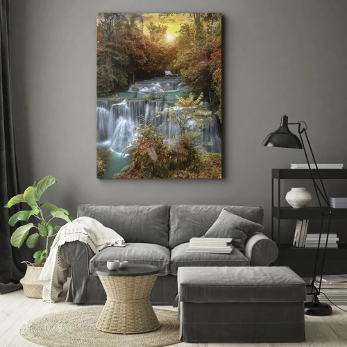 Obraz na plátně - Ukrytý poklad lesa - 50x70 cm