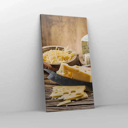 Obraz na plátně - Usměj se na sýr - 65x120 cm