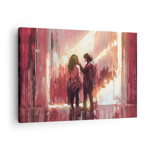 Obraz na plátně - Věčný příběh lásky - 70x50 cm