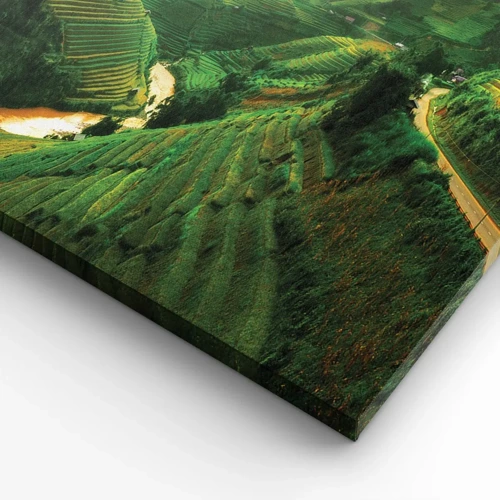 Obraz na plátně - Vietnamské údolí - 55x100 cm
