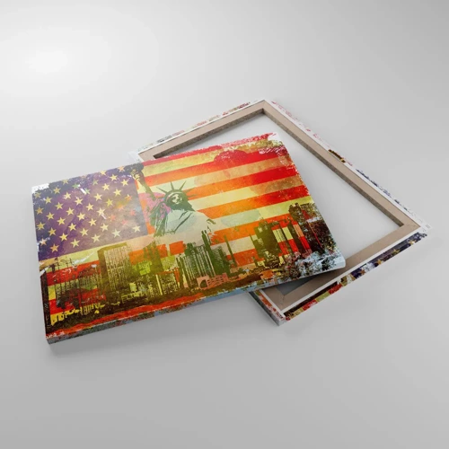 Obraz na plátně - Viva America! - 70x50 cm