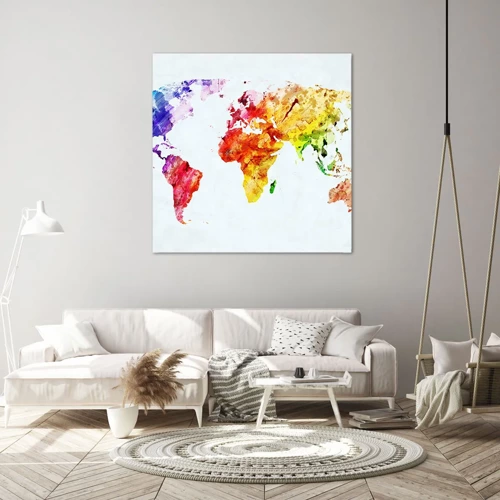 Obraz na plátně - Všechny barvy světa - 60x60 cm