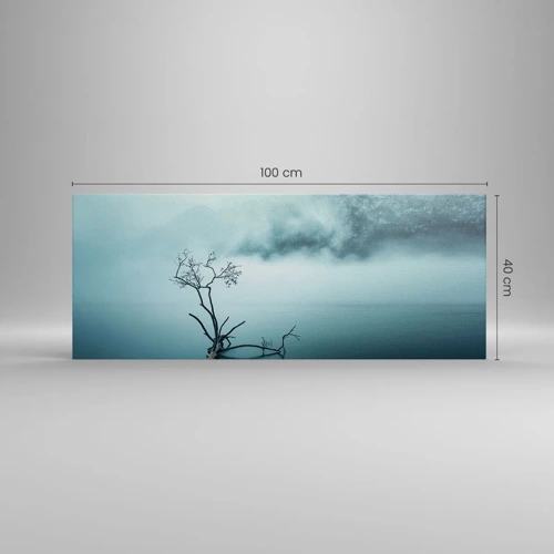 Obraz na plátně - Z vody a mlhy - 100x40 cm