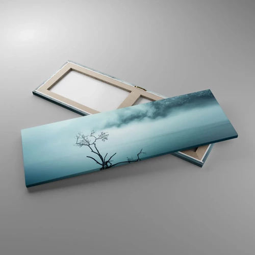 Obraz na plátně - Z vody a mlhy - 90x30 cm
