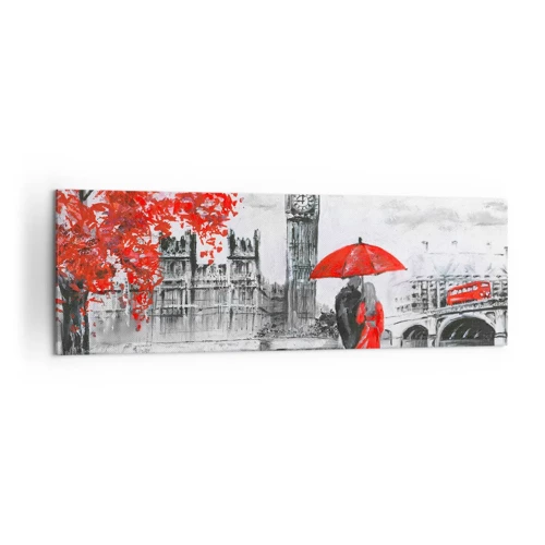 Obraz na plátně - Zamilování do Londýna - 160x50 cm