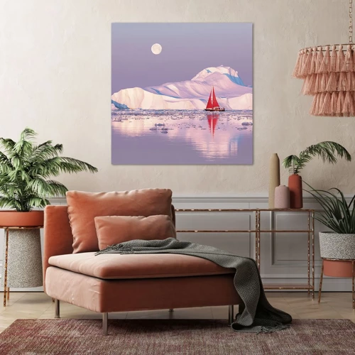 Obraz na plátně - Žár plachty, chlad ledu - 60x60 cm
