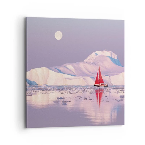 Obraz na plátně - Žár plachty, chlad ledu - 70x70 cm