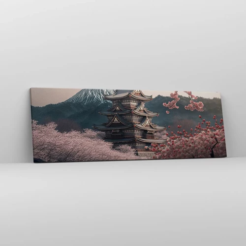 Obraz na plátně - Země kvetoucích třešní - 90x30 cm