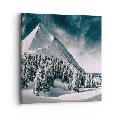 Obraz na plátně - Země sněhu a ledu - 40x40 cm