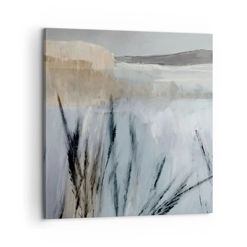 Obraz na plátně - Zimní pole - 60x60 cm