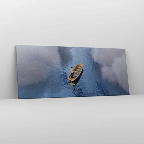 Obraz na plátně - Život – cesta – nejistota - 120x50 cm