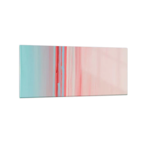 Obraz na skle - Abstrakce za úsvitu - 120x50 cm