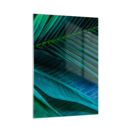 Obraz na skle - Anatomie zelené - 50x70 cm