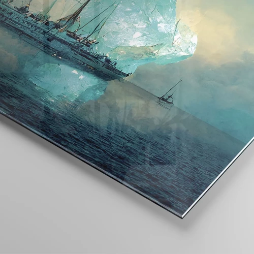 Obraz na skle - Arktický briliant - 50x50 cm
