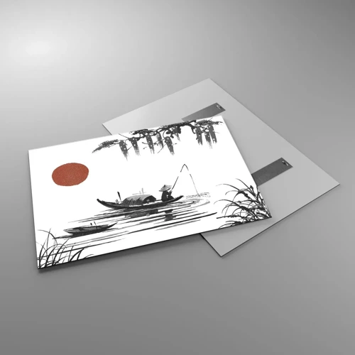 Obraz na skle - Asijské odpoledne - 100x70 cm