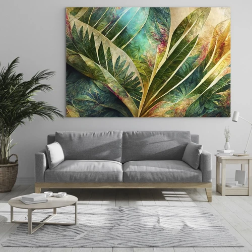 Obraz na skle - Barvy tropů - 70x50 cm