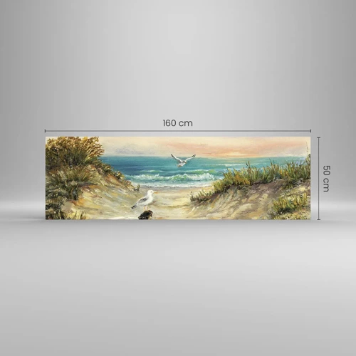 Obraz na skle - Bezvětří a samota - 160x50 cm