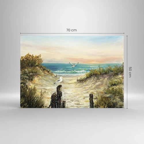 Obraz na skle - Bezvětří a samota - 70x50 cm