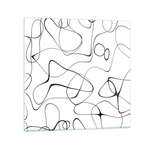 Obraz na skle - Cesty života, zákruty osudu - 50x50 cm