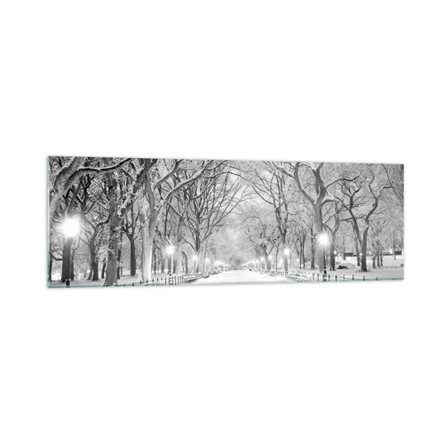 Obraz na skle - Čtyři roční období – zima - 160x50 cm
