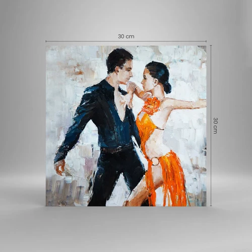 Obraz na skle - Dirty dancing - 30x30 cm