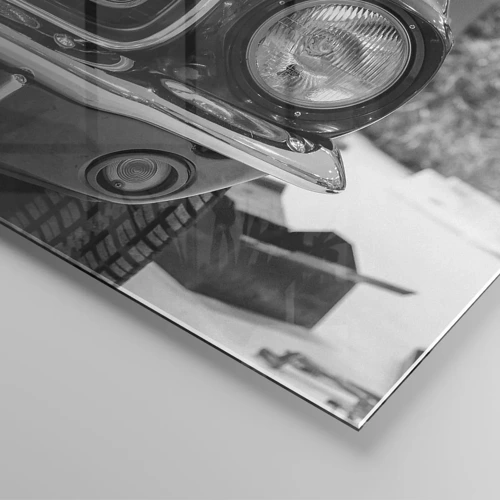 Obraz na skle - Divoká jízda - 80x120 cm