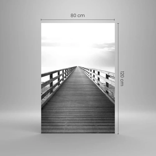 Obraz na skle - Do dálky… - 80x120 cm