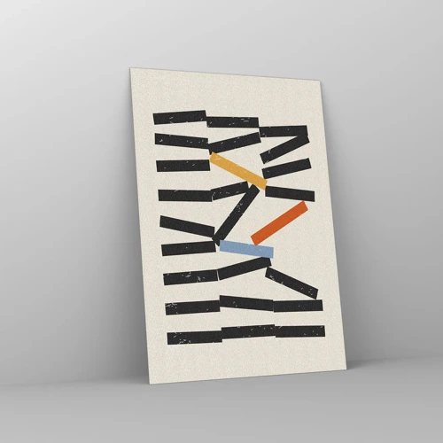 Obraz na skle - Domino – kompozice - 70x100 cm
