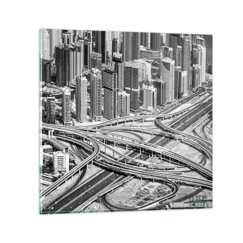 Obraz na skle - Dubaj – nemožné město - 70x70 cm