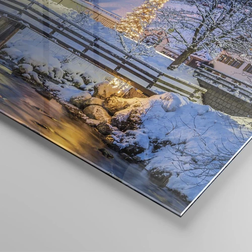 Obraz na skle - Duch Vánoc - 40x40 cm